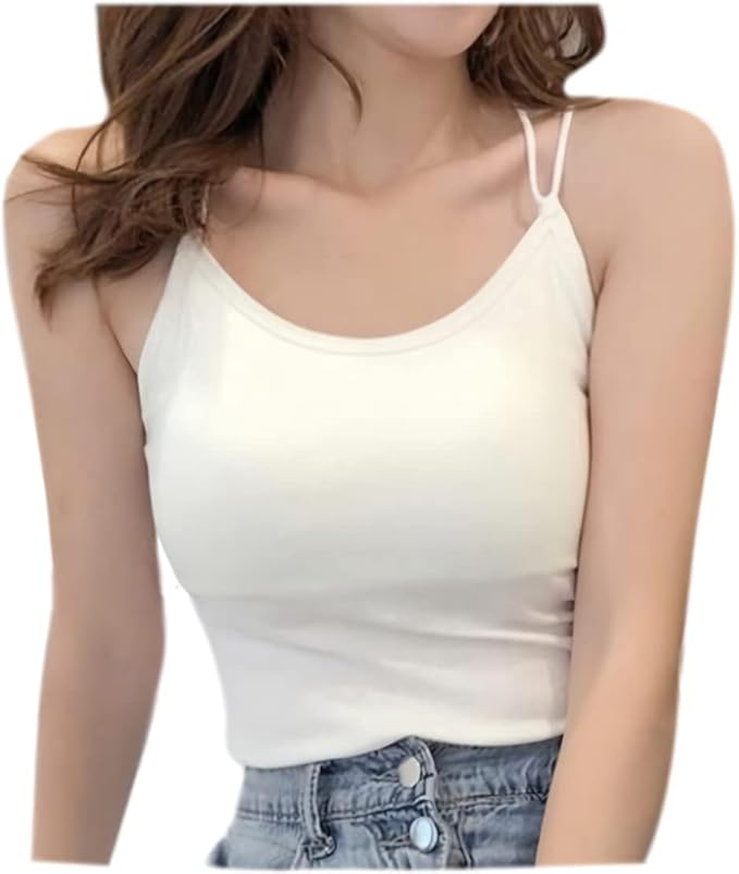 Amazon | [サラローズ] タンクトップ ブラトップ カップ付き インナー